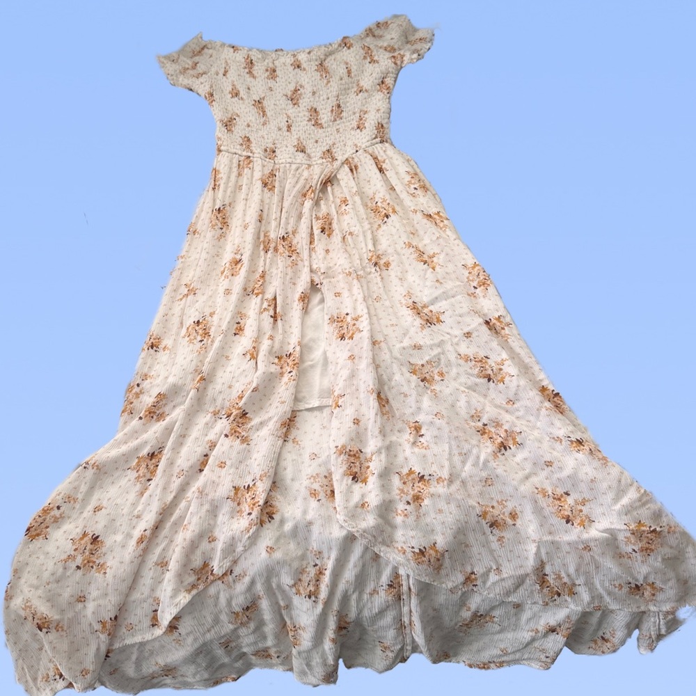 Hollister Maxi Summer Dress with Front Slit